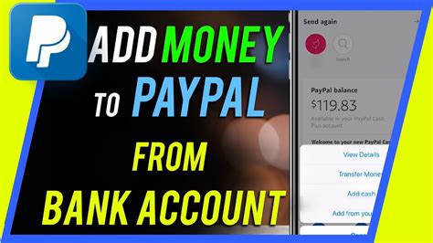 how to add money to your paypal account